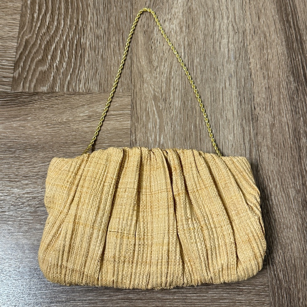 Loeffler Randall Brit Natural Flat Pleated Clutch - Picture 8 of 10